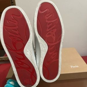 Christian Louboutin white sneakers